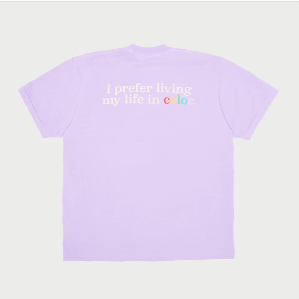 NWB Cherry LA Dye Co. Pocket T-Shirt (Lavender) Size Small SOLD OUT 2021 Capsule